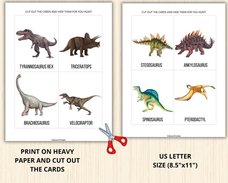 Download, print, and let the prehistoric fun begin! Ideal for indoor play and sure to spark excitement in young dinosaur enthusiasts