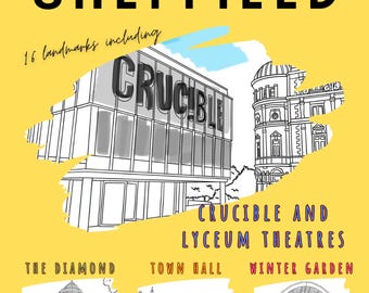 Sheffield Colouring Book (A4)