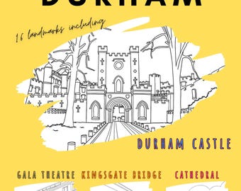 Durham Colouring Book (A4)