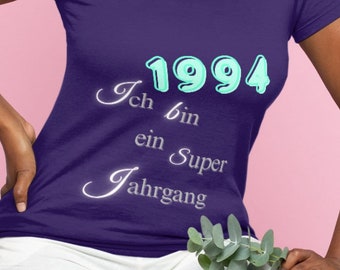 30. Geburtstag Geschenk 1994 Geboren T-Shirt Mann Frau