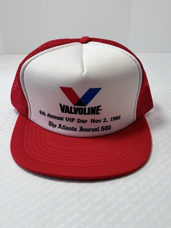 Vg Val Vip VTG 1987 Valvoline VIP Day Trucker Hat - Gem