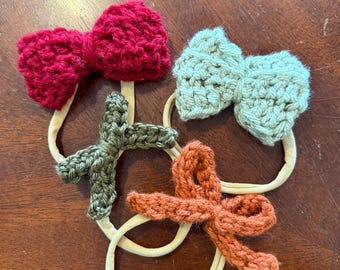 Lazos de bebé de crochet