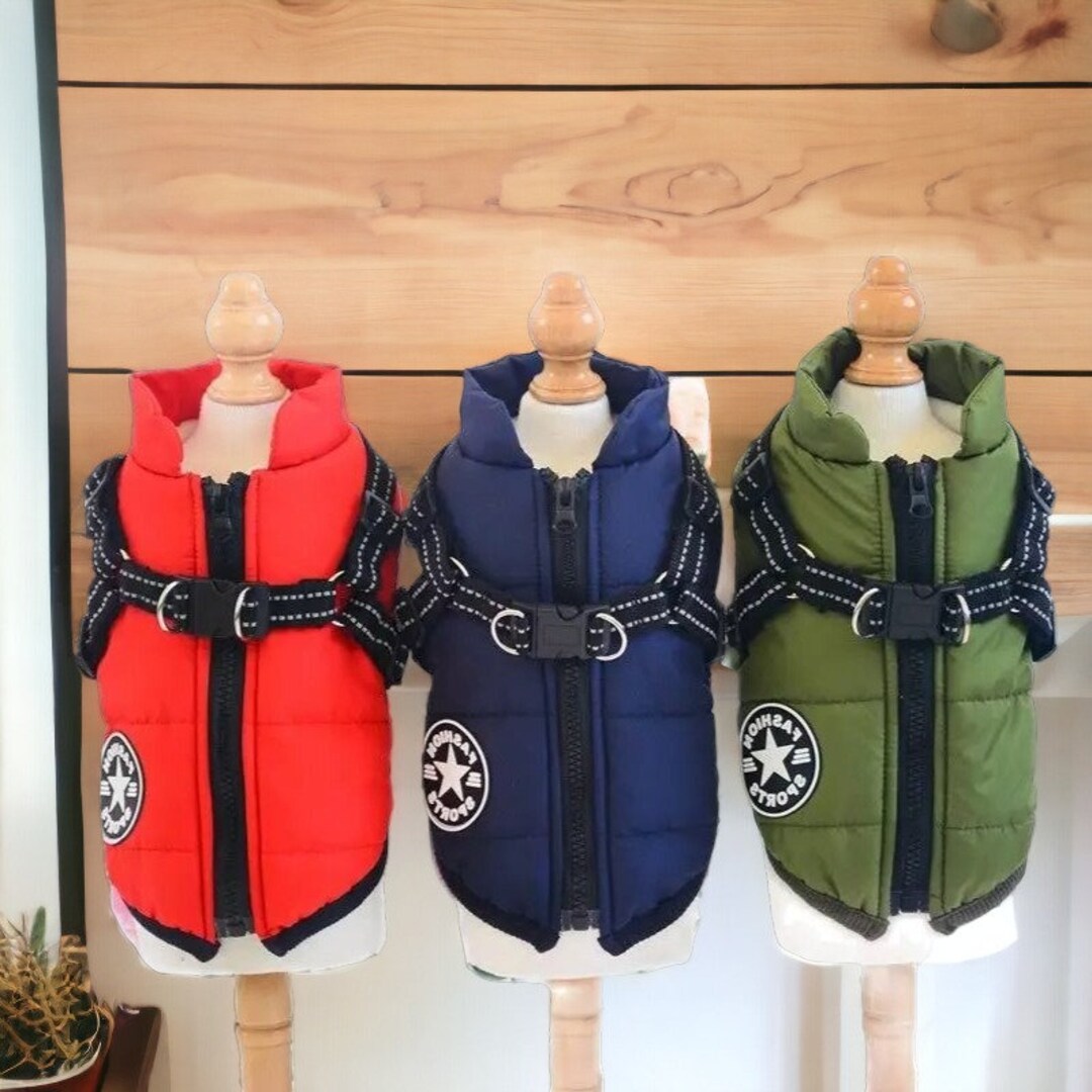 Warm Padded Dog Coat Comfy Dog Coat Padded Dog Jacket Etsy UK