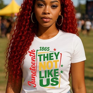 No les gustamos png, Juneteenth SVG png, diseño de camiseta del día de la independencia afro Juneteenth para sublimación y corte