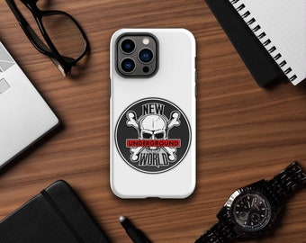 iPhone 14 Pro Max NWU Skull Logo Rugged Phone Case