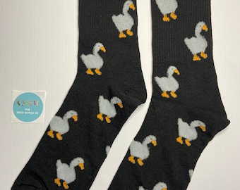 Duck Print Socks, Novelty Socks, Ducking, Stocking Filler, Xmas Gift, Christmas, Dad GIfts, Birthday Gifts, Free Shipping, UK Seller