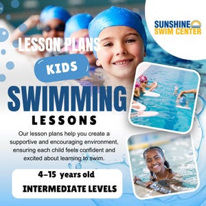 Learn to Swim- Lesson Plans Level 4-6 (Intermediate Levels)