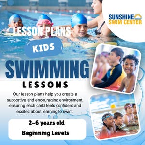 Learn to Swim- Lesson Plans Level 1-3 (Toddler, Preschool & School Aged)