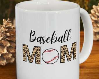 Baseball Mom Coffee Mug 11Oz - Ceramic Gift For Mom From Son, Daughter, Family - View #4