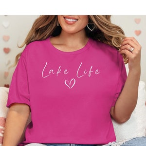 Lake Life T-Shirt, Lake Shirt, Lake Vibes Shirt, Lake and Summer Shirt, Unisex Jersey Short Sleeve Tee