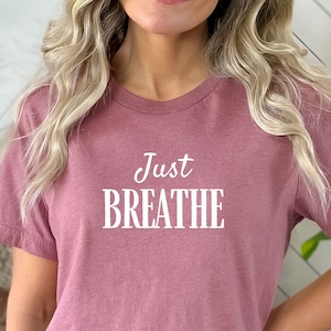 Just Breathe, Unisex Jersey Kurzarm-T-Shirt