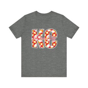 Kansas City Football Checkered Shirt, KC Football Fan Apparel, Retro Style Tee, Red Friday Jersey, Team Pride Top, KC Tailgate Wear image 5