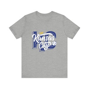 Camiseta de béisbol de Kansas City para fiestas previas al partido: Camiseta de algodón azul marino imagen 11