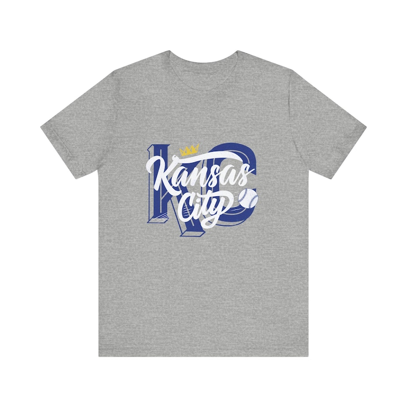 Camiseta de béisbol de Kansas City para fiestas previas al partido: Camiseta de algodón azul marino imagen 11