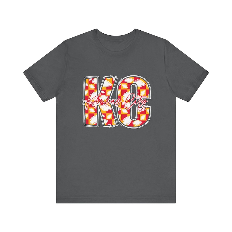 Kansas City Football Checkered Shirt, KC Football Fan Apparel, Retro Style Tee, Red Friday Jersey, Team Pride Top, KC Tailgate Wear image 9