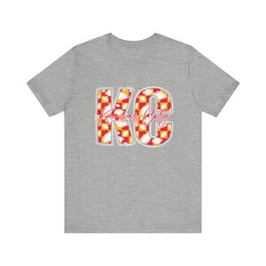 Kansas City Football Checkered Shirt, KC Football Fan Apparel, Retro Style Tee, Red Friday Jersey, Team Pride Top, KC Tailgate Wear image 8