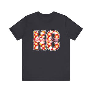 Kansas City Football Checkered Shirt, KC Football Fan Apparel, Retro Style Tee, Red Friday Jersey, Team Pride Top, KC Tailgate Wear image 7
