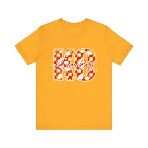 Kansas City Football Checkered Shirt, KC Football Fan Apparel, Retro Style Tee, Red Friday Jersey, Team Pride Top, KC Tailgate Wear image 6