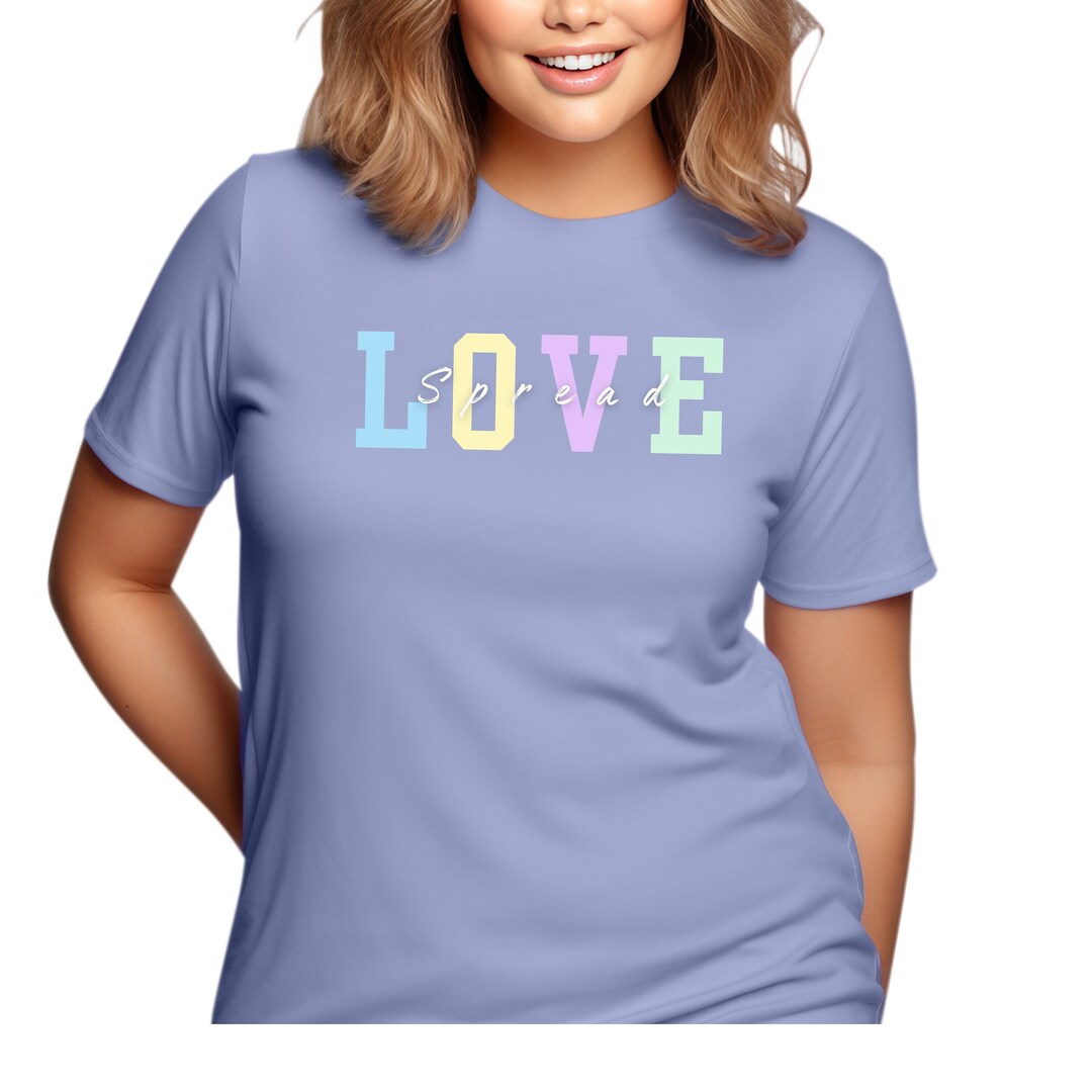 Spread Love Shirt, Unisex Jersey Tee - Etsy