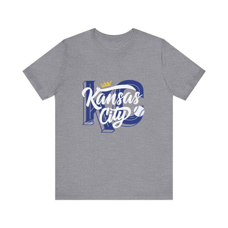 Camiseta de béisbol de Kansas City para fiestas previas al partido: Camiseta de algodón azul marino imagen 10
