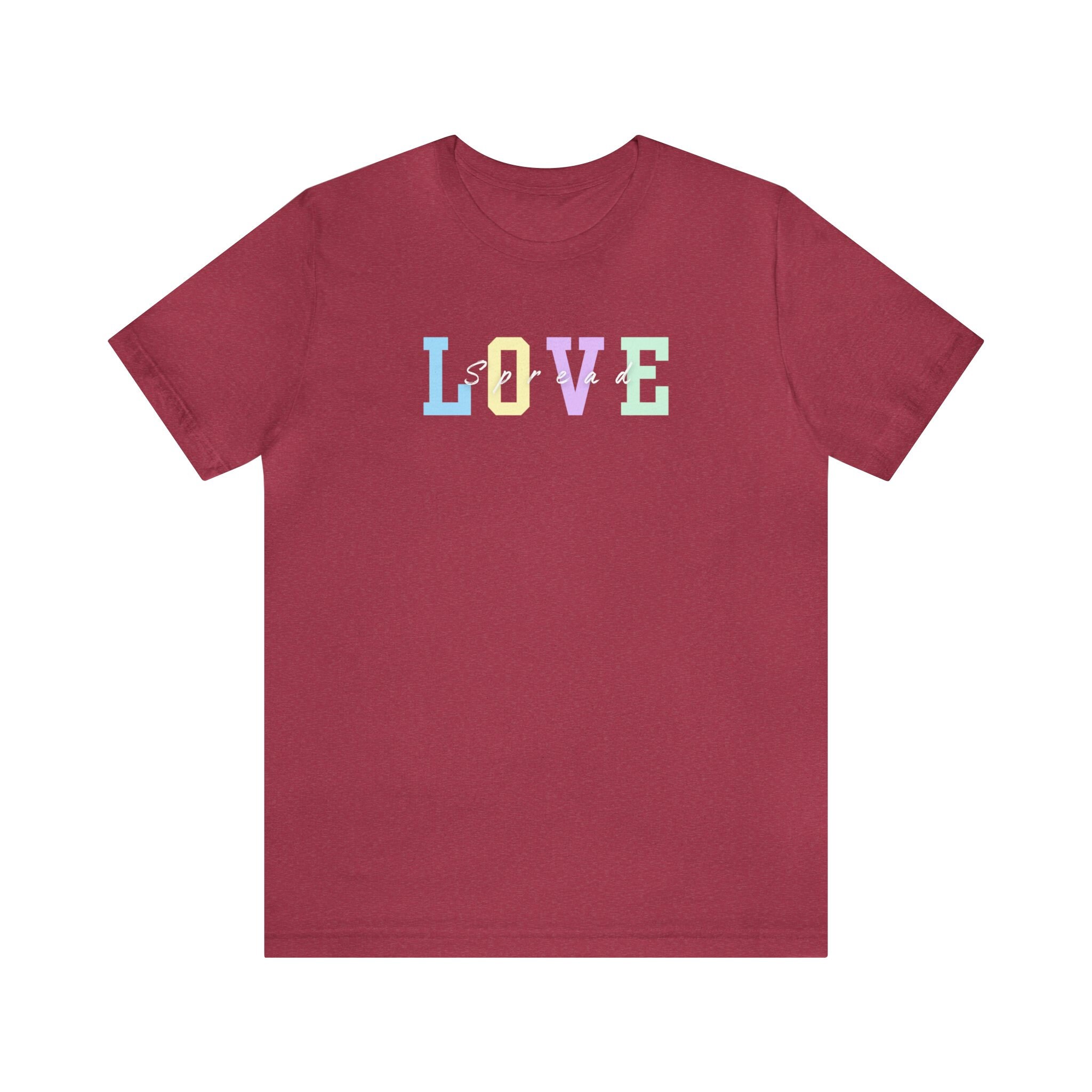 Spread Love Shirt, Unisex Jersey Tee - Etsy