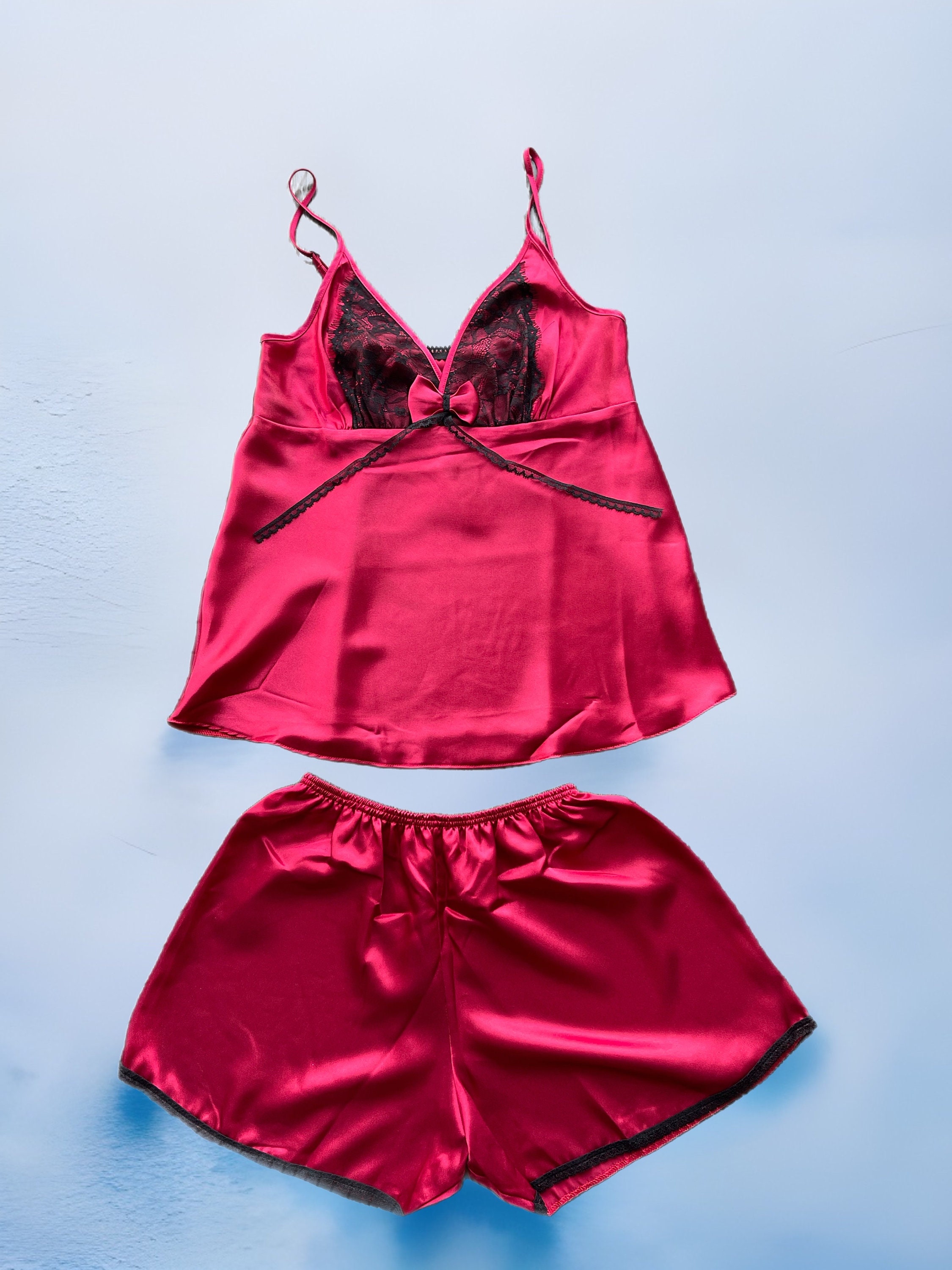 Silky Pajama Set Sexy Pj Sexy Silky Pj Holiday Gift High Quality Silk ...