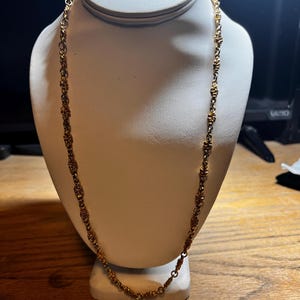 Faux Gold Nugget Necklace