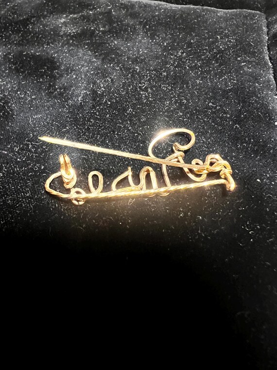 Cursive Script Name Pin - image 2