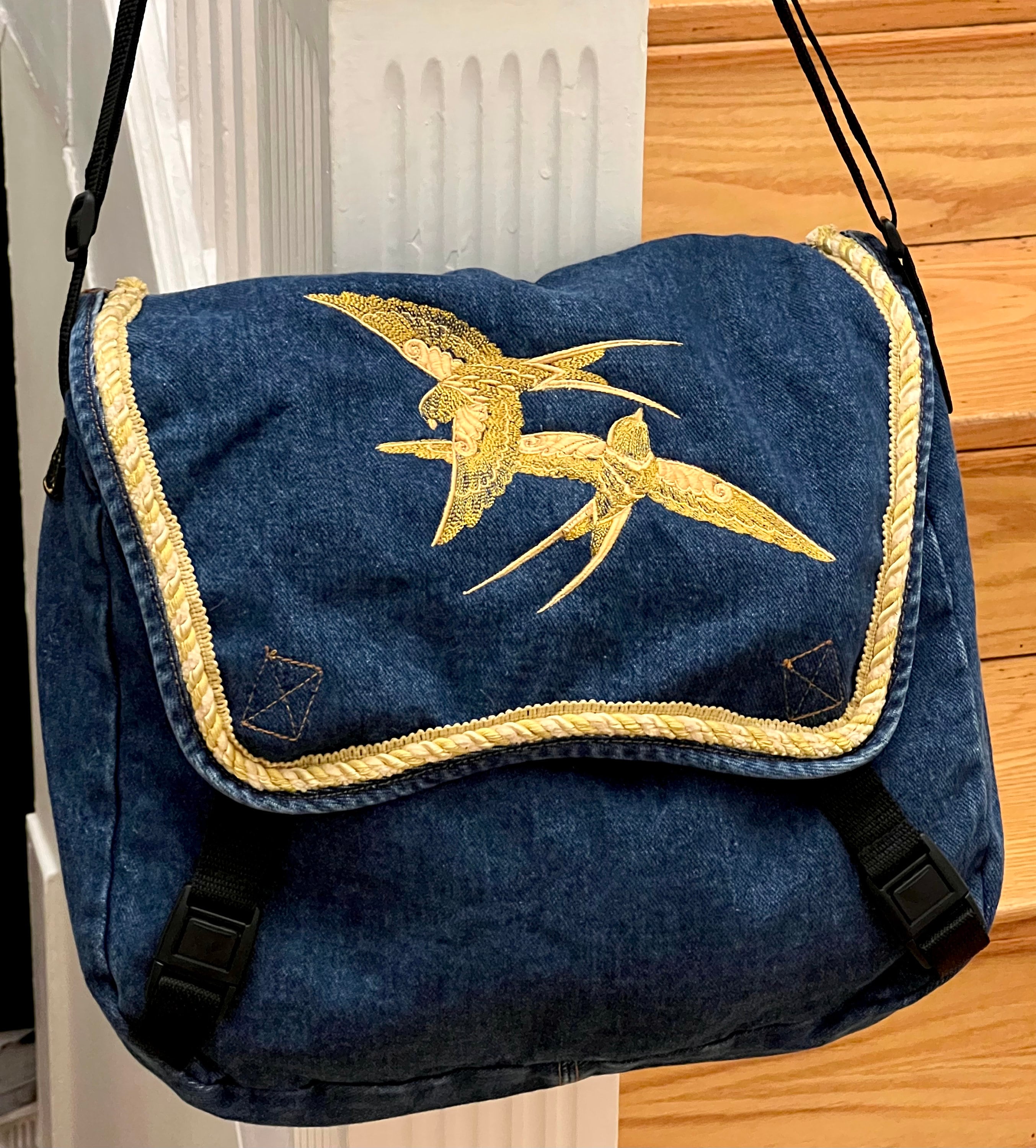 Embroidery Messenger Bags