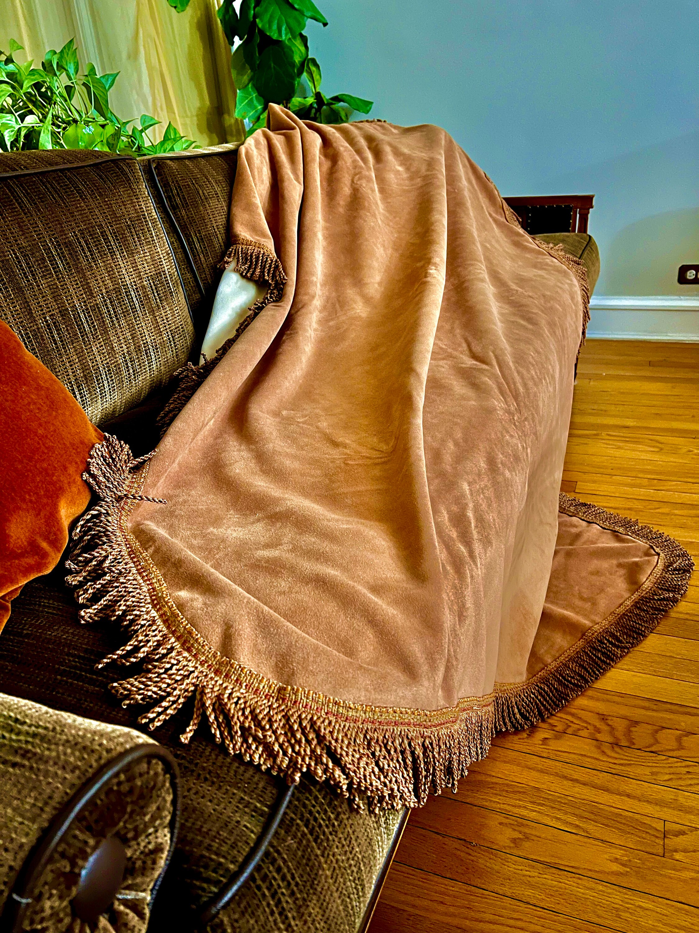 Faux suede blanket hotsell