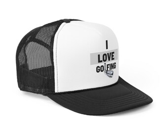 I love golfing hat- hat for golf lovers- custom golf hat- Customized high quality cap- Golfing gift for men- Personalized gift for dad
