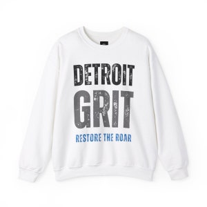 Detroit Grit Restore The Roar PNG, Detroit Football Fan PNG
