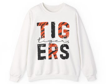 Retro Tigers Baseball Crewneck