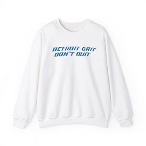 Sudadera con el lema &quot;No te rindas&quot; de los Detroit Lions, Detroit Grit