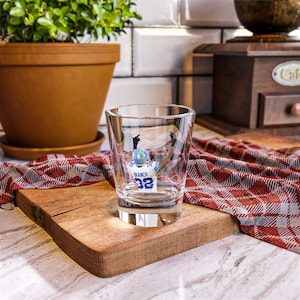 Detroit Football Shot Glass, Brian Branch Shot Glass, 1.5oz