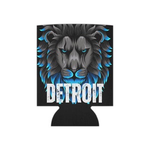 Detroit Football Fan Can Cooler, drink cooler for Detroit Football Fan, Can Cooler
