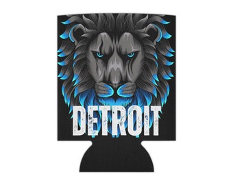Detroit Football Lion Can Cooler, Fan Gift