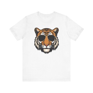 Camiseta con el espíritu escolar del Tigre, camiseta para la mascota del Tigre, ropa escolar con el espíritu escolar, camiseta unisex de manga corta.