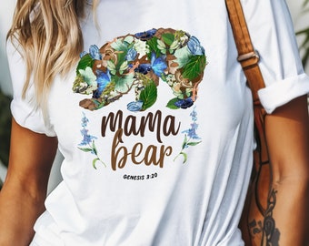 Eva - Génesis 3:20 Camiseta del Día de la Madre, regalo cristiano para una amiga de la iglesia, ropa religiosa para mamá, camiseta con versículo bíblico, camiseta inspiradora de fe.