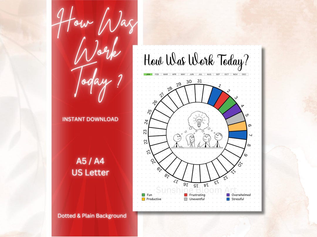 How Was Work - Work Tracker - Work Log - Mood Tracker - Emotion Tracker ...