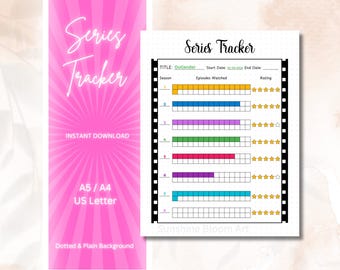 TV Series Tracker: Episode Watchlist Planner (Digital Download)