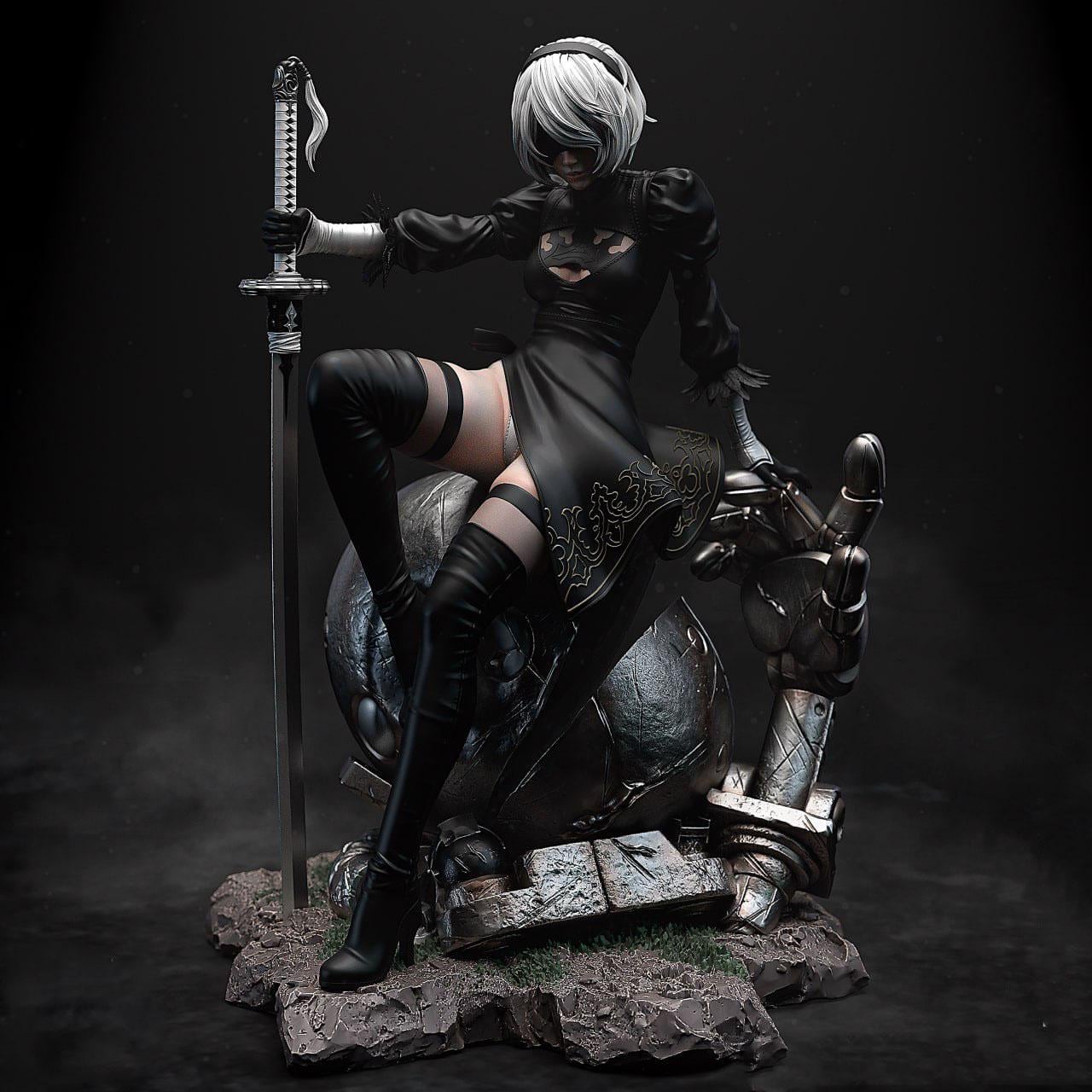 Nier automata 2b 3d print - Etsy 日本