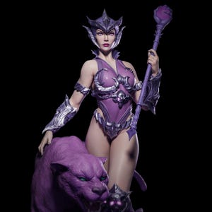 Evil-Lyn Wysokiej jakości plik STL gotowy do druku Model drukarki Prezent Film Anime Model 3D Gra Niestandardowa akcja Komiks Rysunek