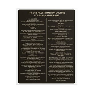 Black Culture Statement Poster | Afrocentric African American Pride Print