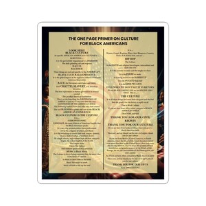 autocollant noir de culture | Introduction d'une page pour les Noirs américains | Sticker afrocentrique pour ordinateur portable | Sticker Histoire des Noirs | Cadeau autocollant mélanine fierté image 4