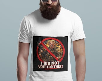 私はこの人に投票していません グラフィックTシャツ | 政治的抗議シャツ | 抵抗Tシャツ | 活動家ファッションギフト