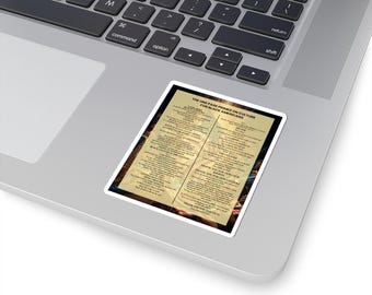 黒人文化ステッカー｜黒人アメリカ人のための1ページ入門書｜アフリカ中心主義のノートパソコン用ステッカー｜黒人歴史デカール｜メラニンプライドステッカーギフト
