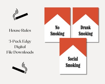 House Rules 3-Pack Edgy Digital File Downloads