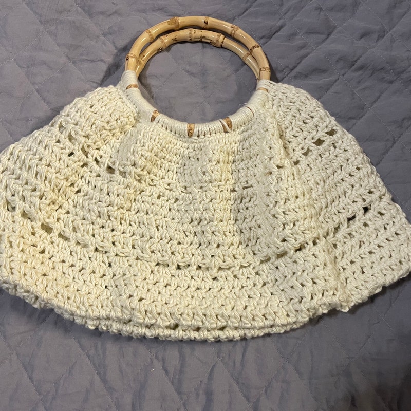 Wooden Handle Handbag main image 1