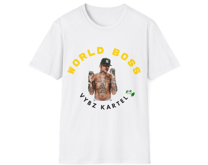 New Vybz Kartel Graphic Tee Black 100% Cotton ;;; M main image 0